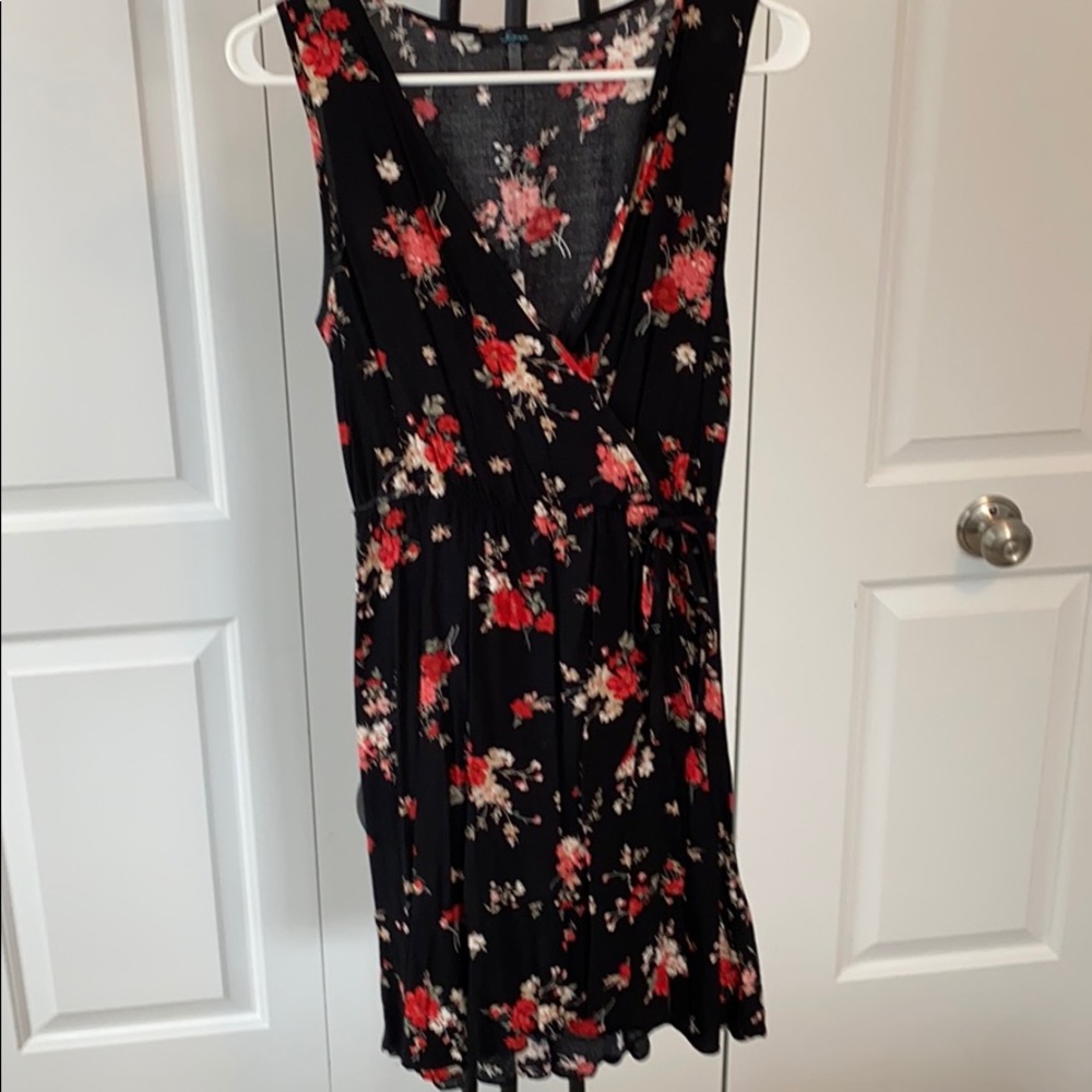 Women’s floral wrap dress
